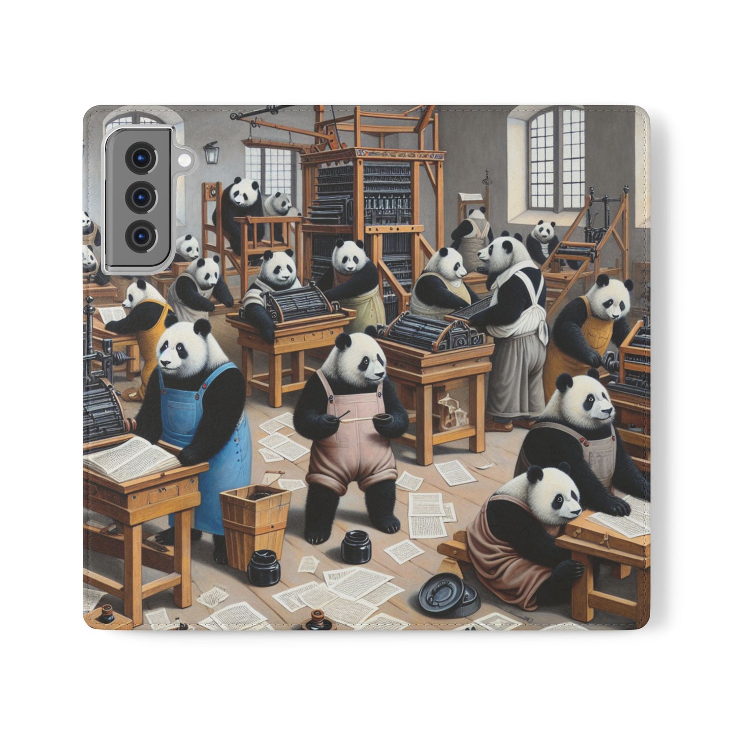 Printing Pandamonium Flip Case - iPhone/Galaxy