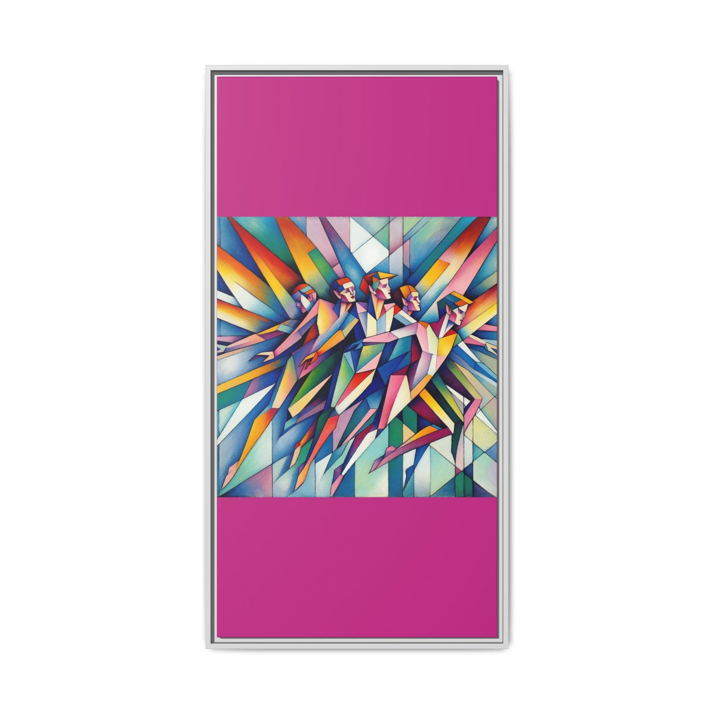 Picasso's Pixies Canvas, Framed (Multi-color)