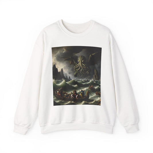 Cthulhu in the Storm Crewneck Sweatshirt