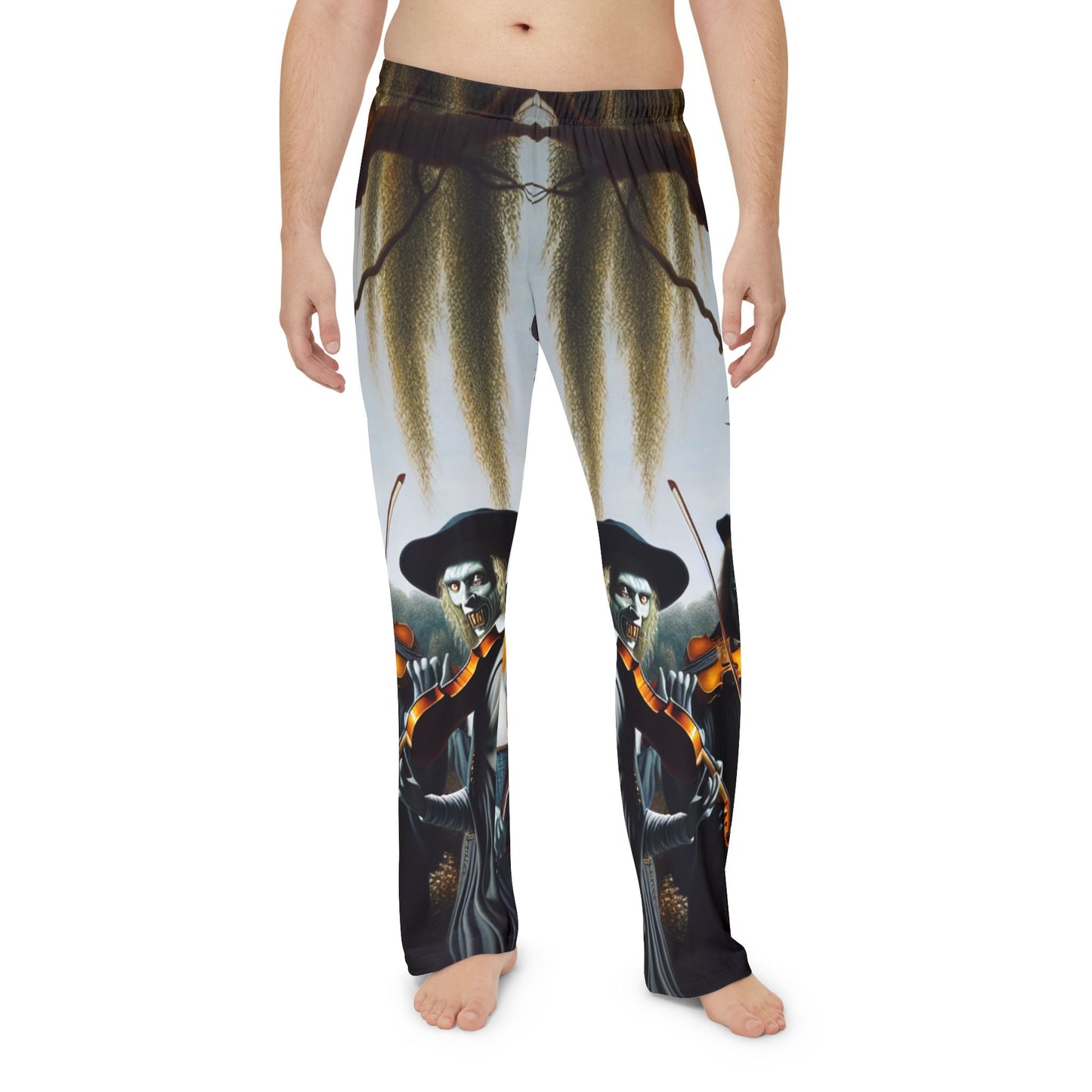 Vermeer's Vampire Violinists Men's Pajama Pants
