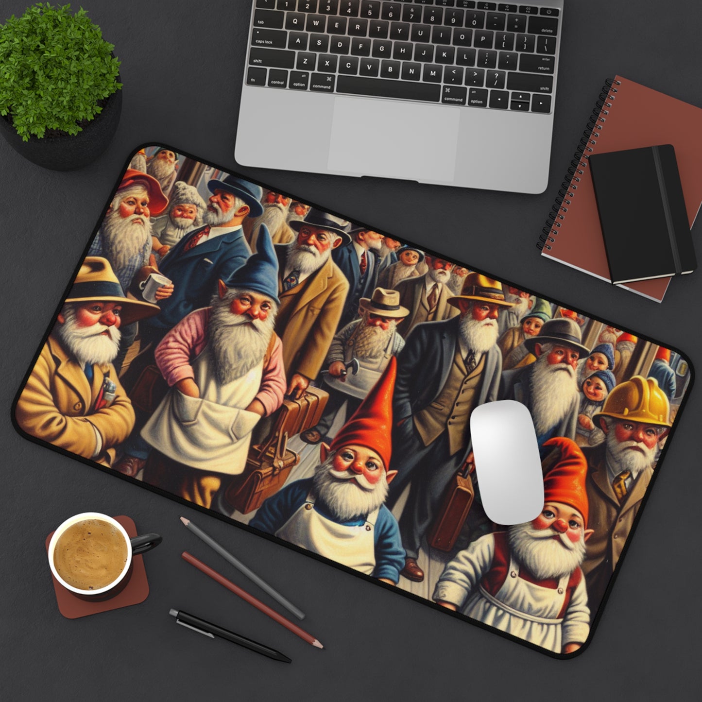 The Gnome-mute Home Desk Mat