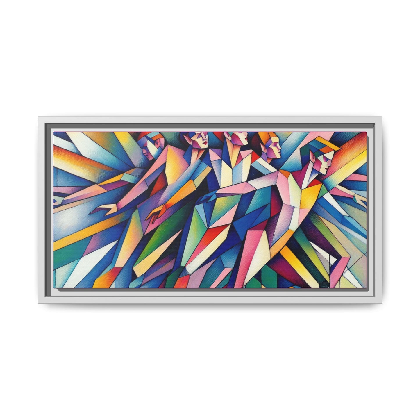 Picasso's Pixies Canvas, Framed (Multi-color)