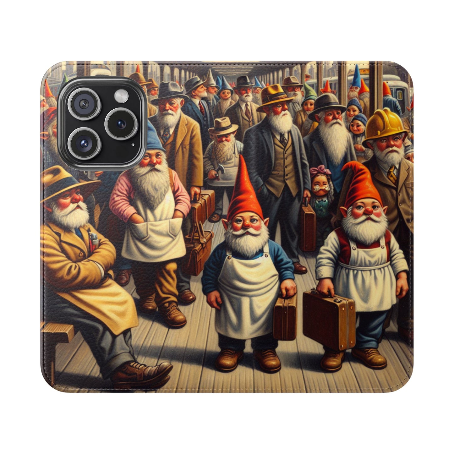 The Gnome-mute Home Flip Case - iPhone/Galaxy