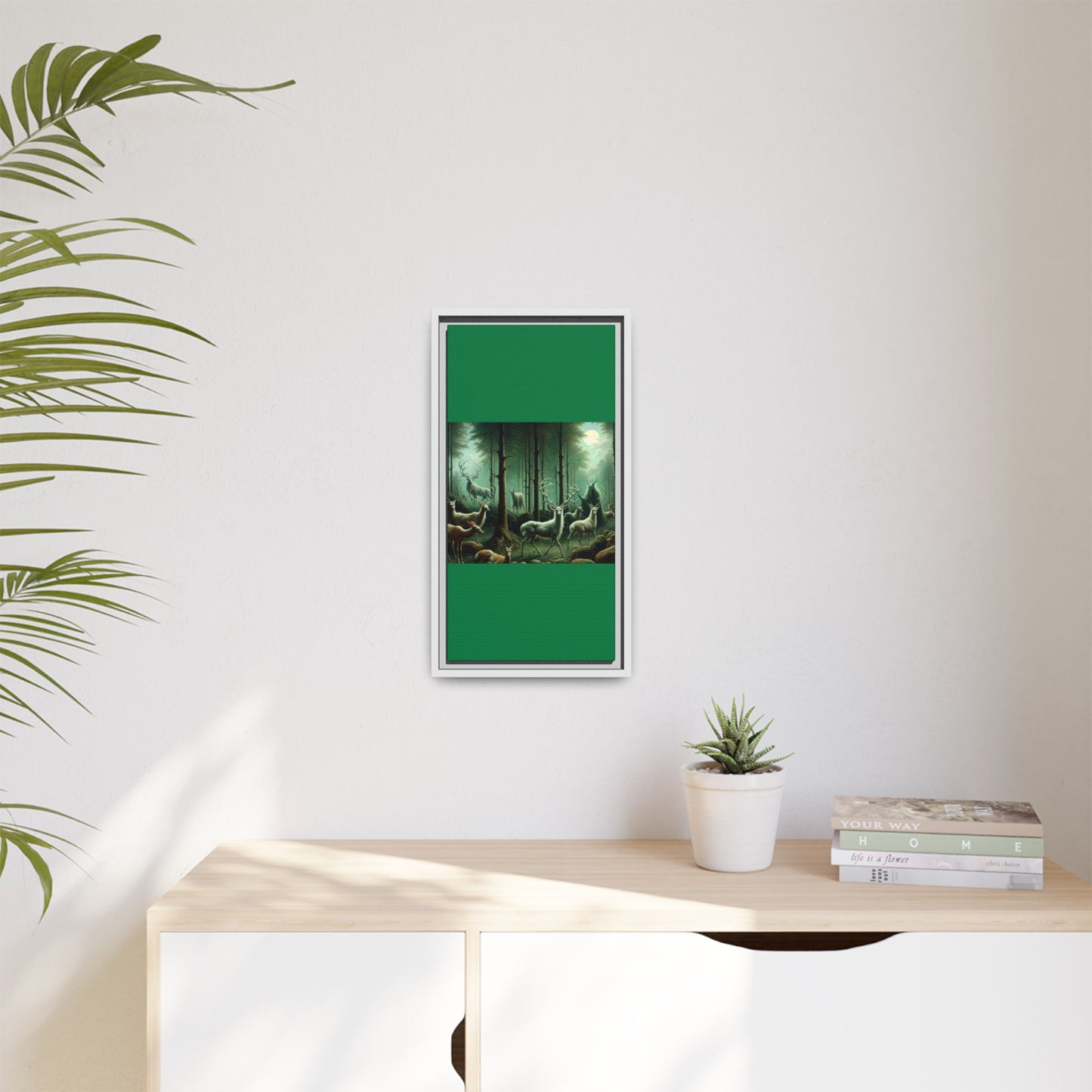 Wendigo Shepherd Canvas, Framed (Multi-color)