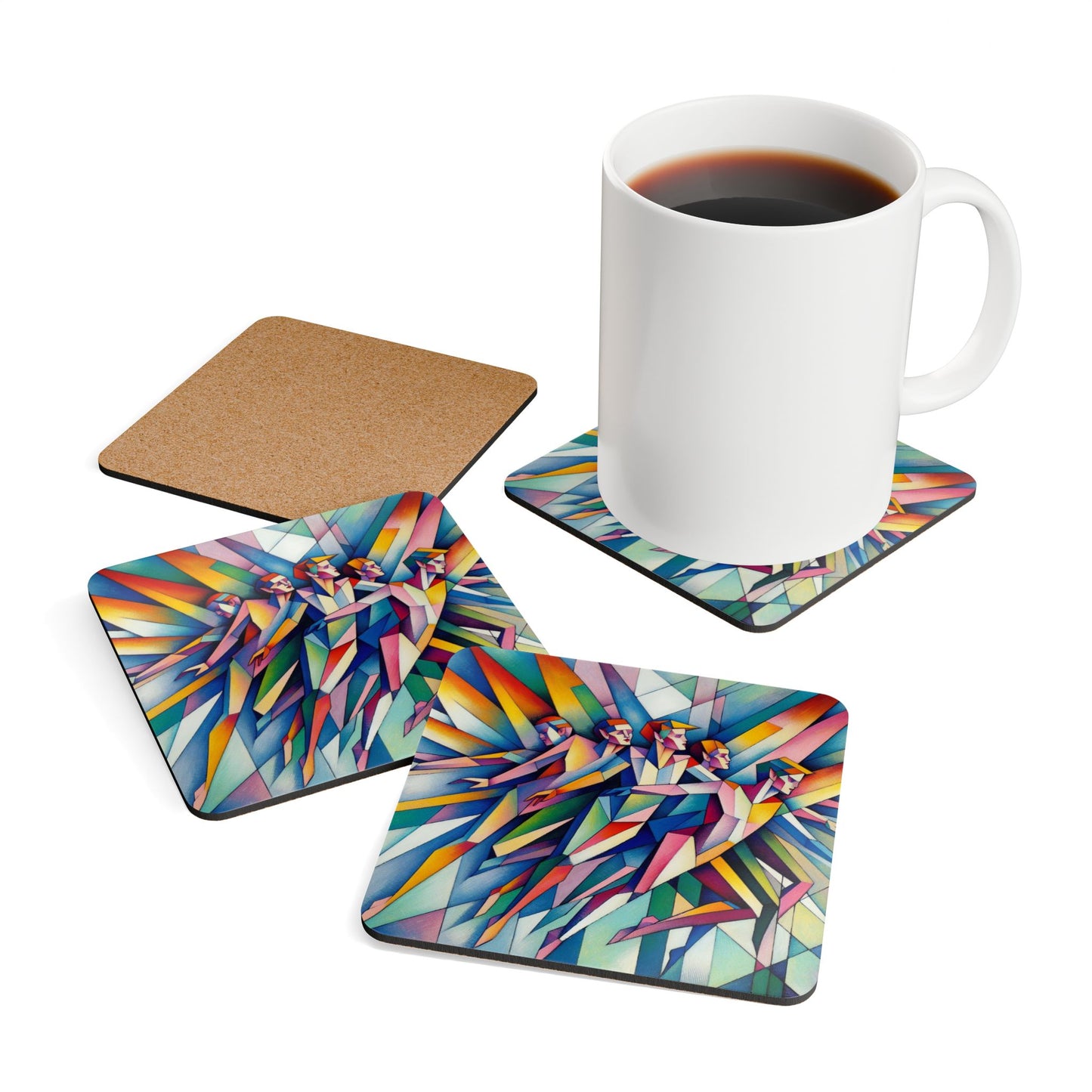 Picasso's Pixies 4pc Coaster Set