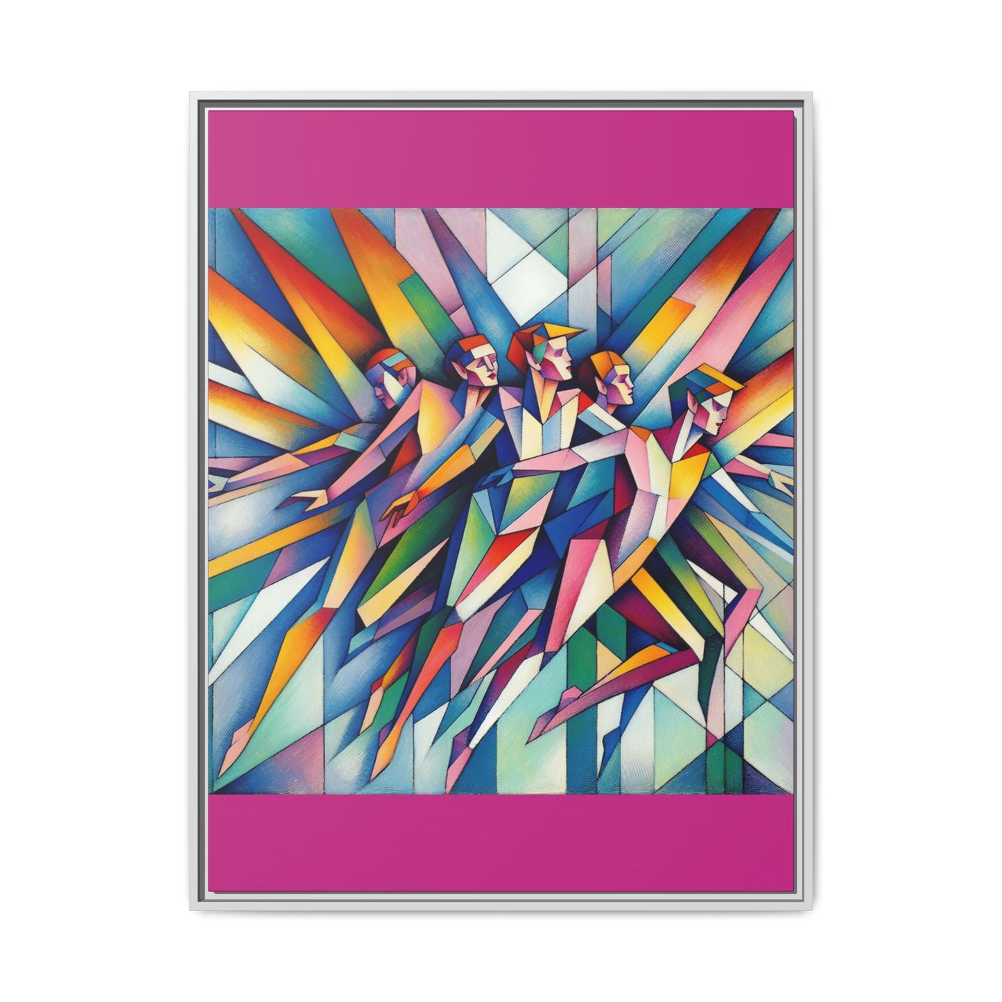 Picasso's Pixies Canvas, Framed (Multi-color)