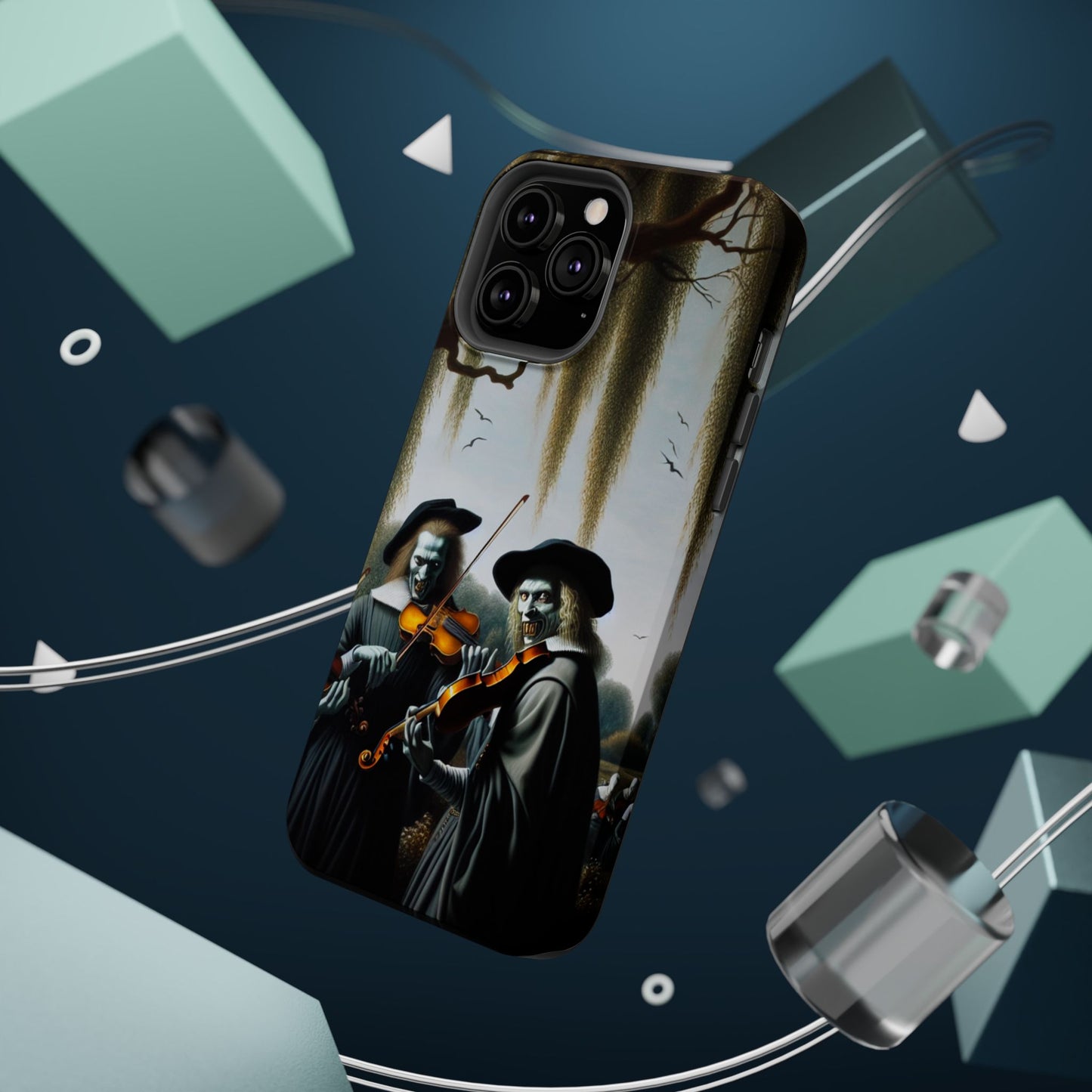 Vermeer's Vampire Violinists Magnetic iPhone Case