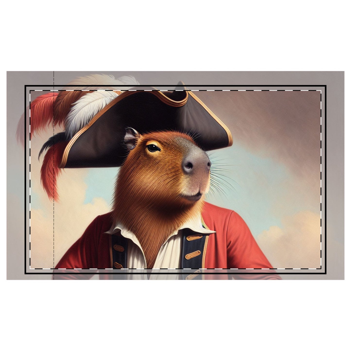 Captain Capybara Microfiber Pillowcase