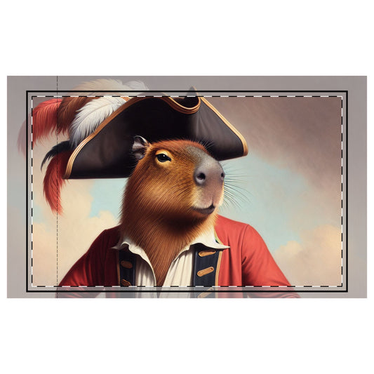 Captain Capybara Microfiber Pillowcase