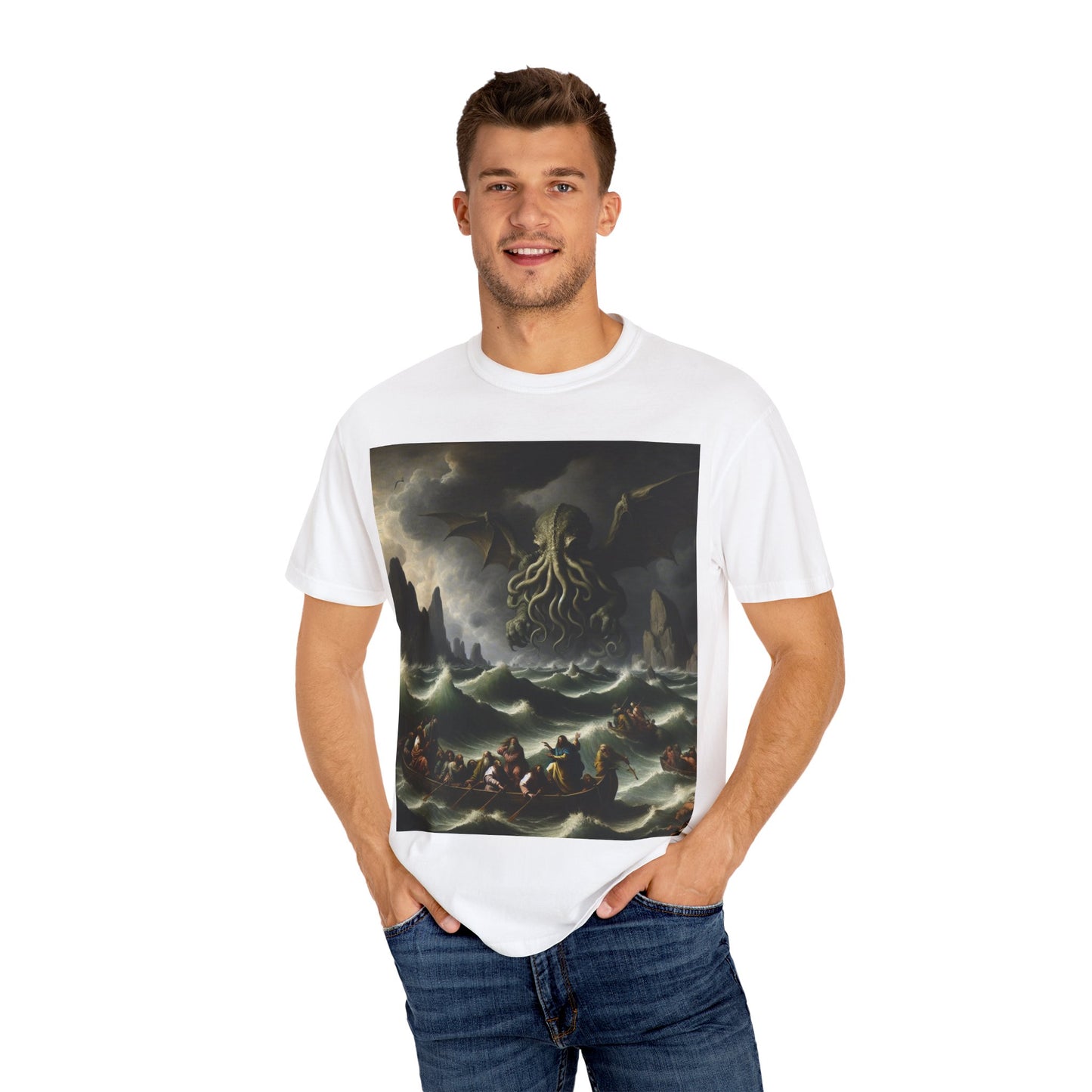 Cthulhu in the Storm T-Shirt