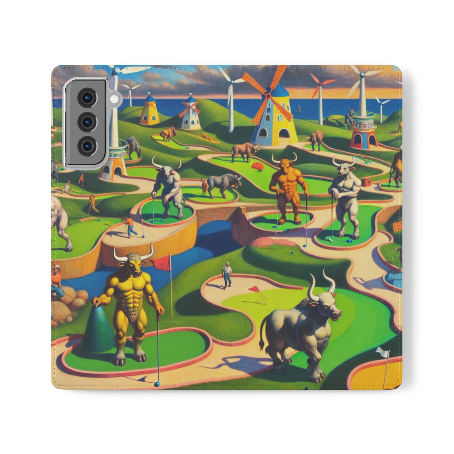 Mini-taur Golf Flip Case - iPhone/Galaxy