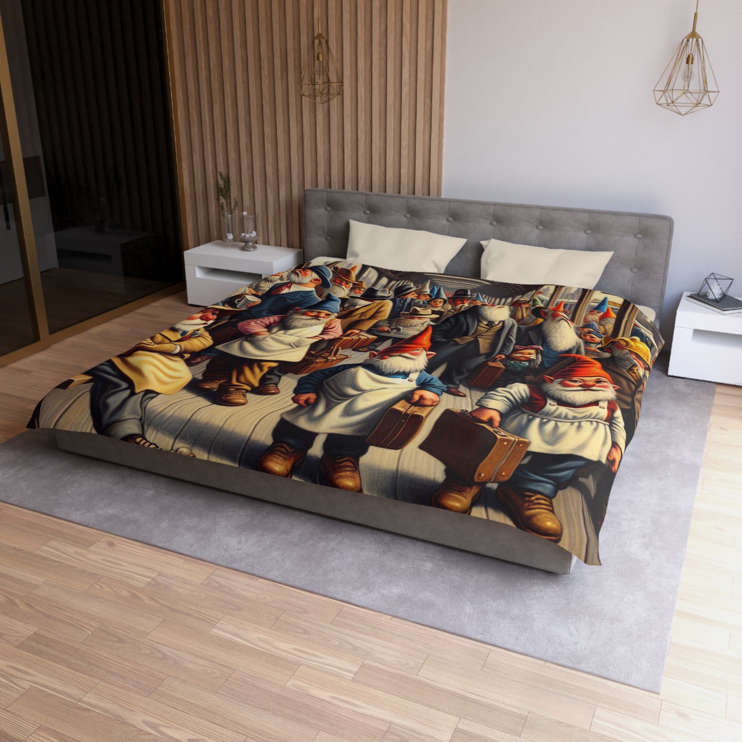 The Gnome-mute Home Microfiber Duvet Cover