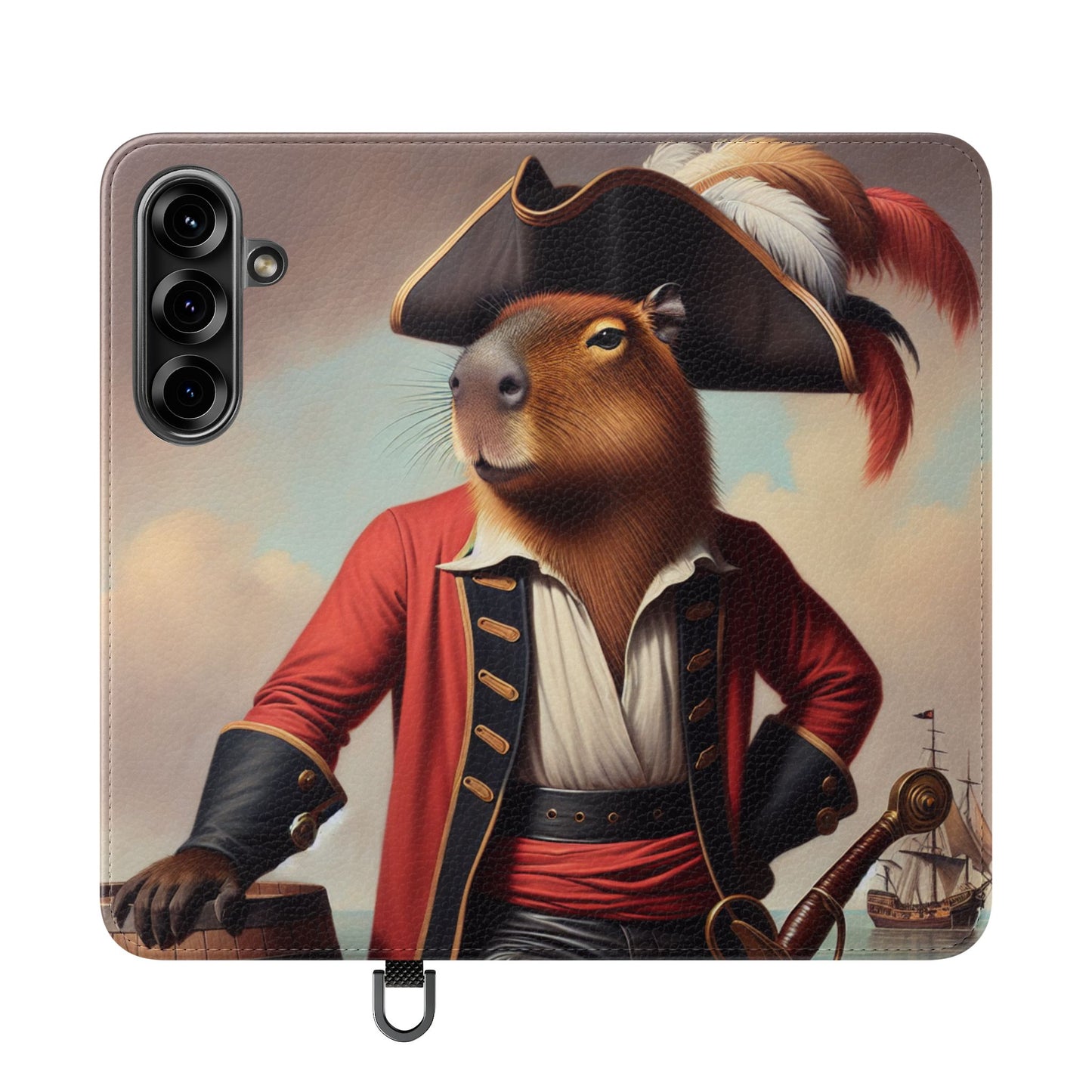 Captain Capybara Flip Case - iPhone/Galaxy