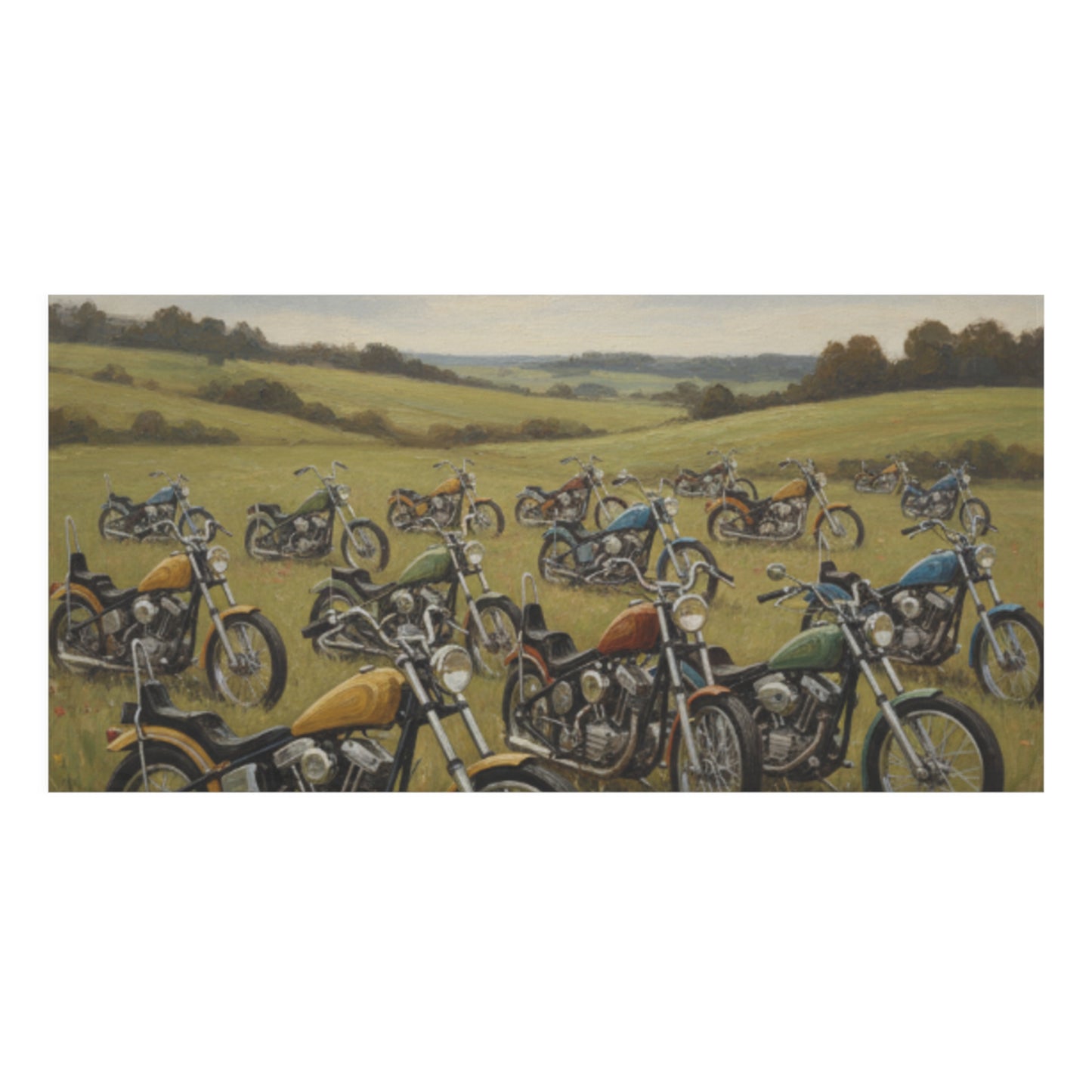 Wild Motorcycles Towel