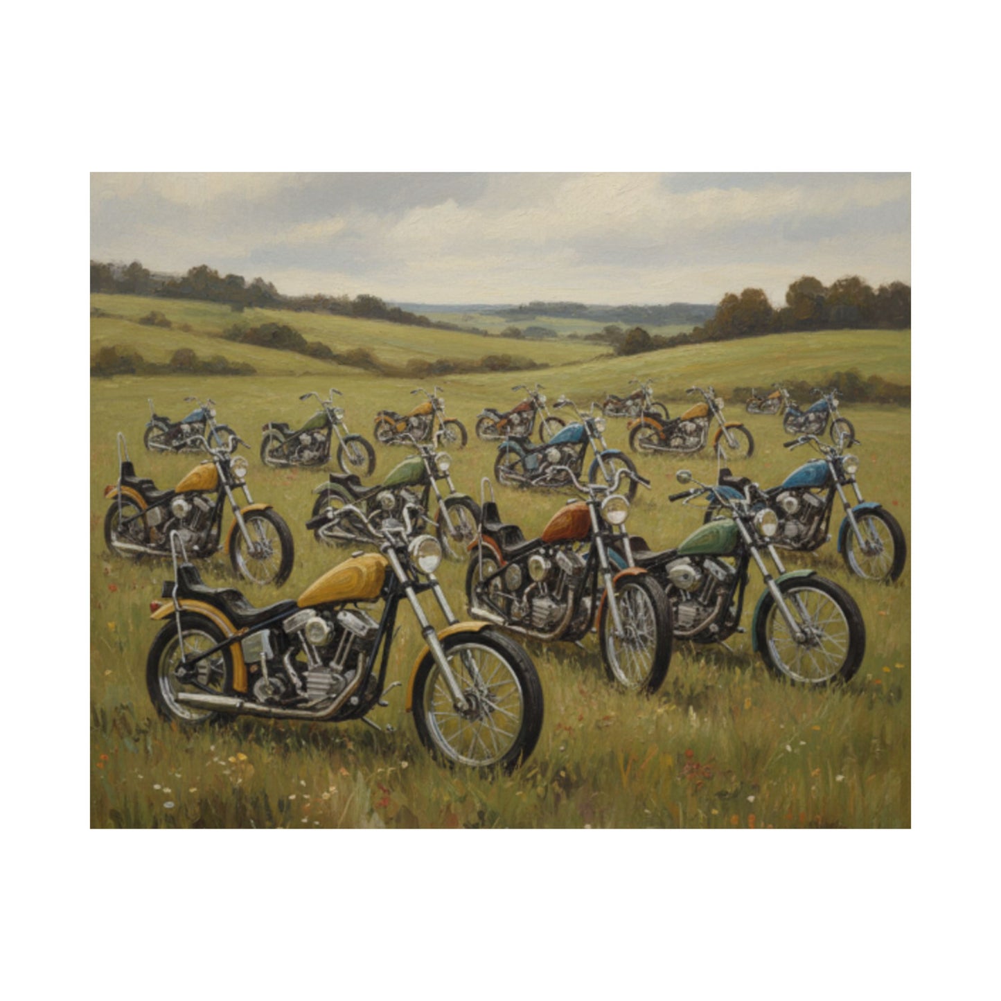 Wild Motorcycles Print