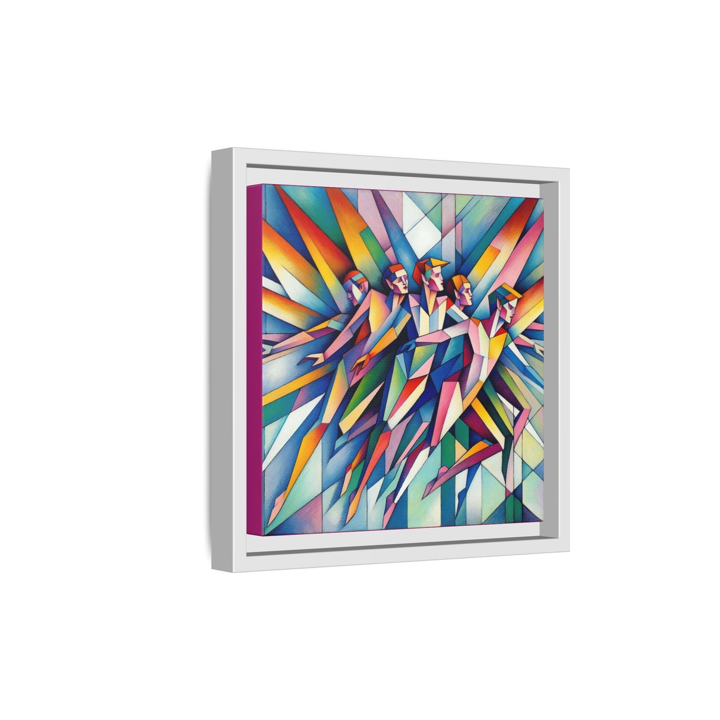Picasso's Pixies Canvas, Framed (Multi-color)