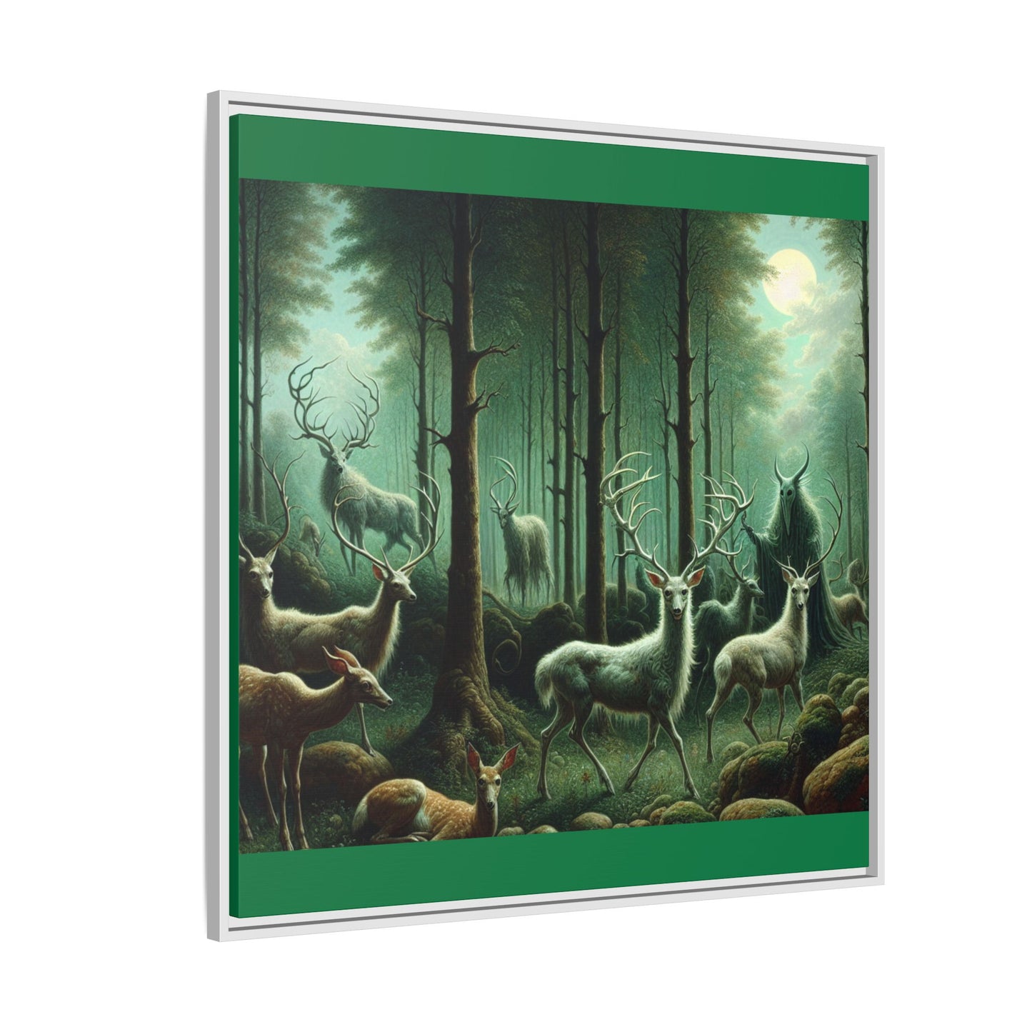 Wendigo Shepherd Canvas, Framed (Multi-color)