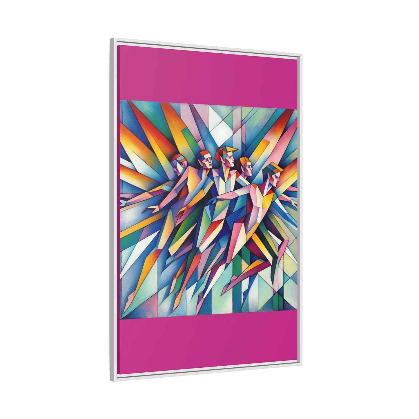 Picasso's Pixies Canvas, Framed (Multi-color)