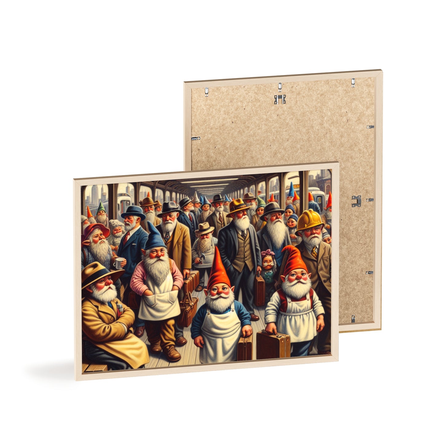 Framed The Gnome-mute Home Poster