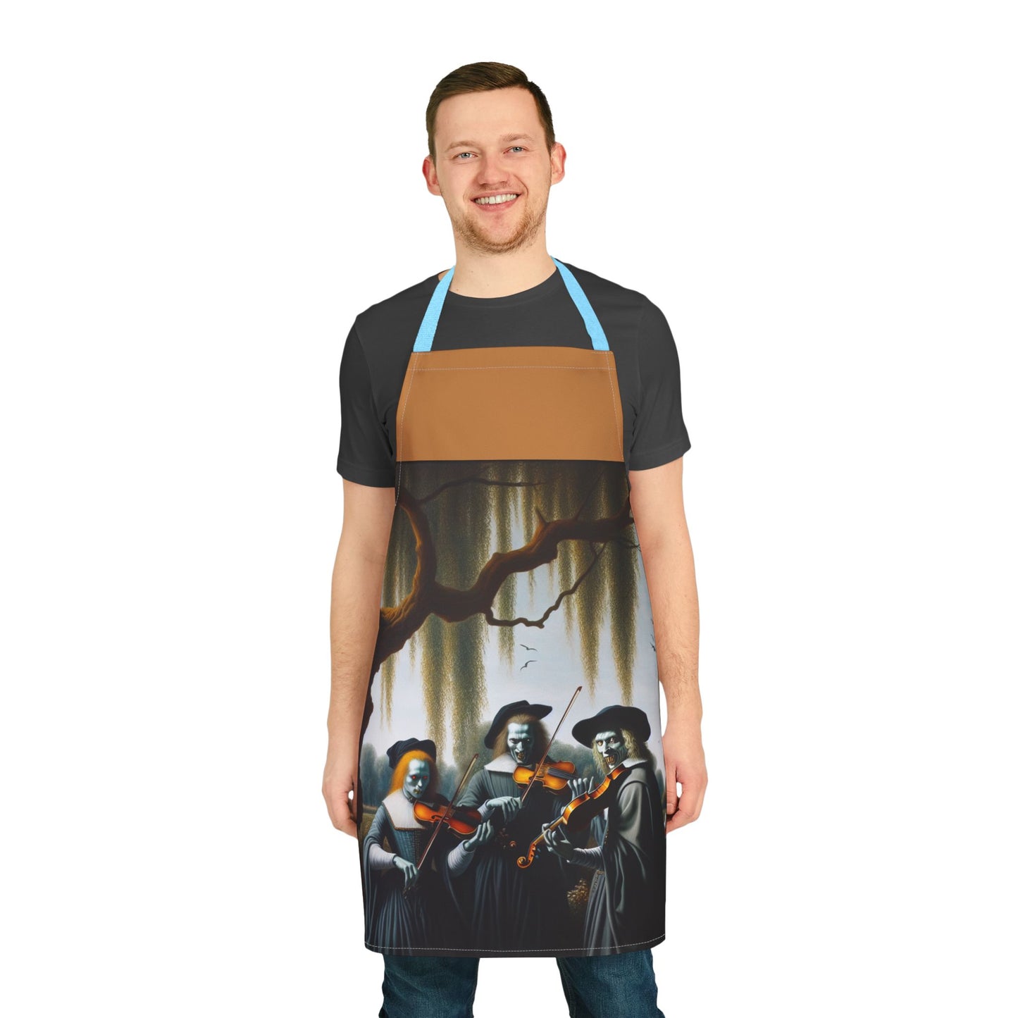 Vermeer's Vampire Violinists Apron