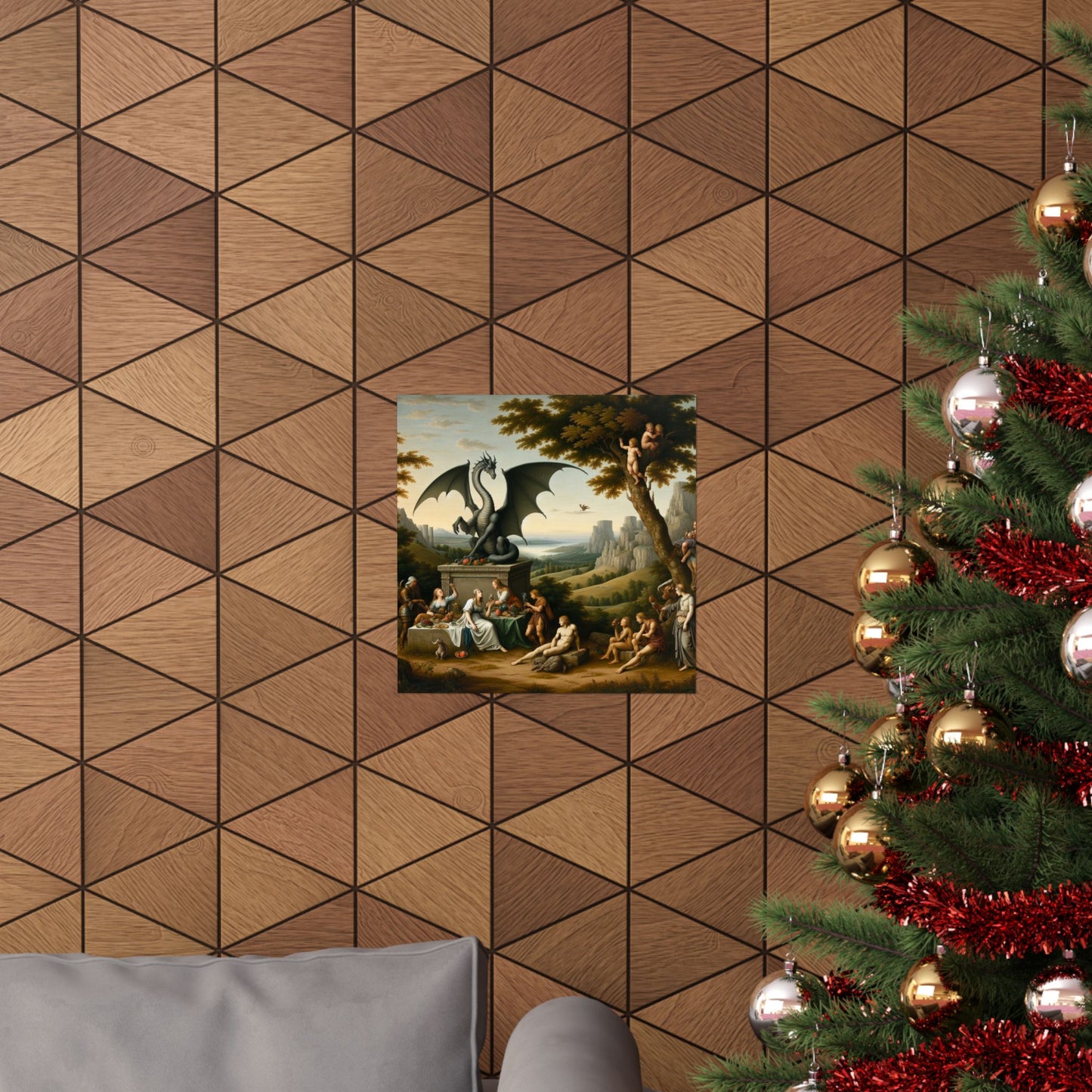 Dragon Statue Poster