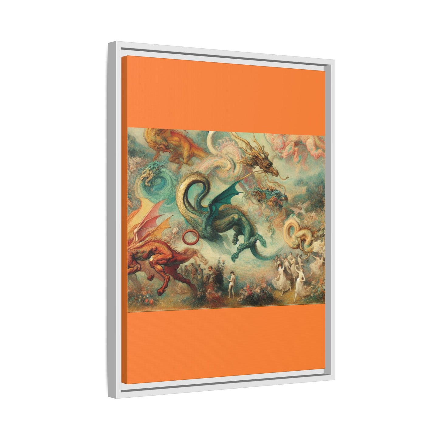 Degas Dreams of Dragons Canvas, Framed (Multi-color)
