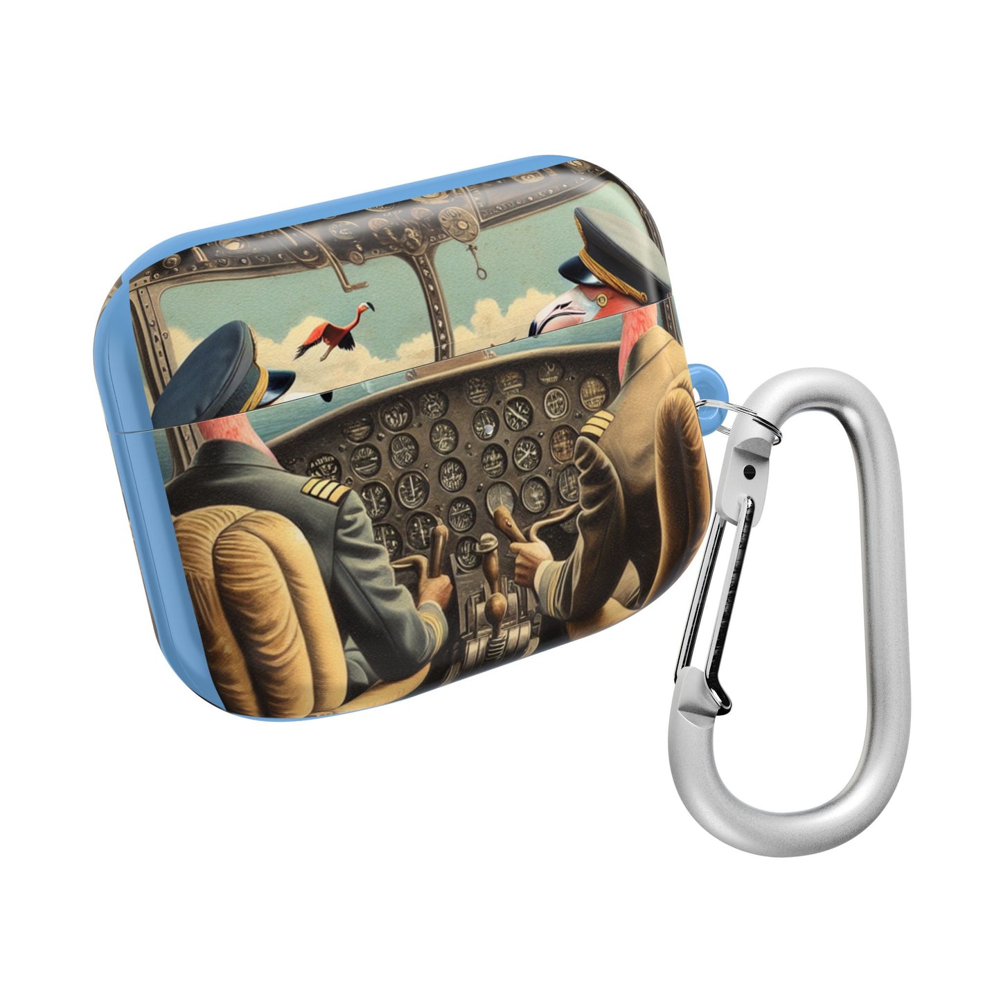 Flamingo Flight Deck AirPod Cases