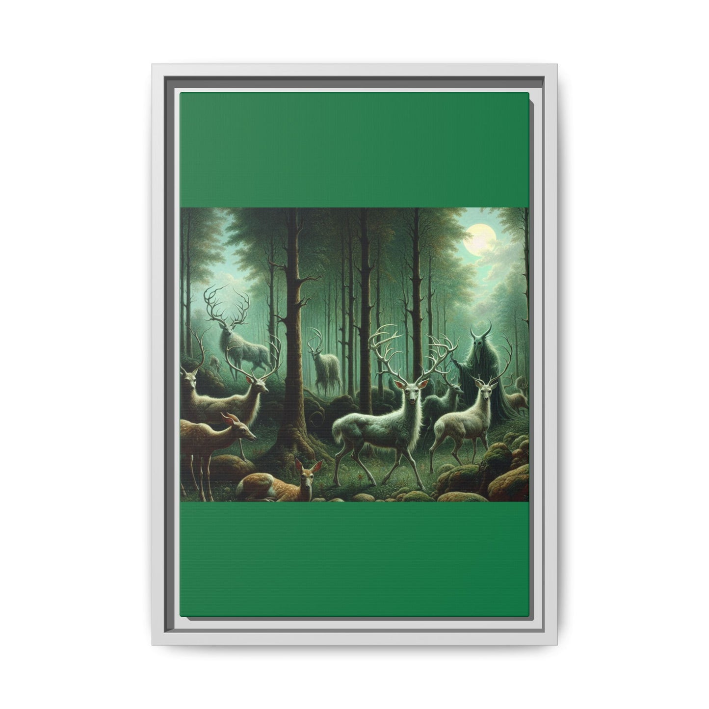 Wendigo Shepherd Canvas, Framed (Multi-color)