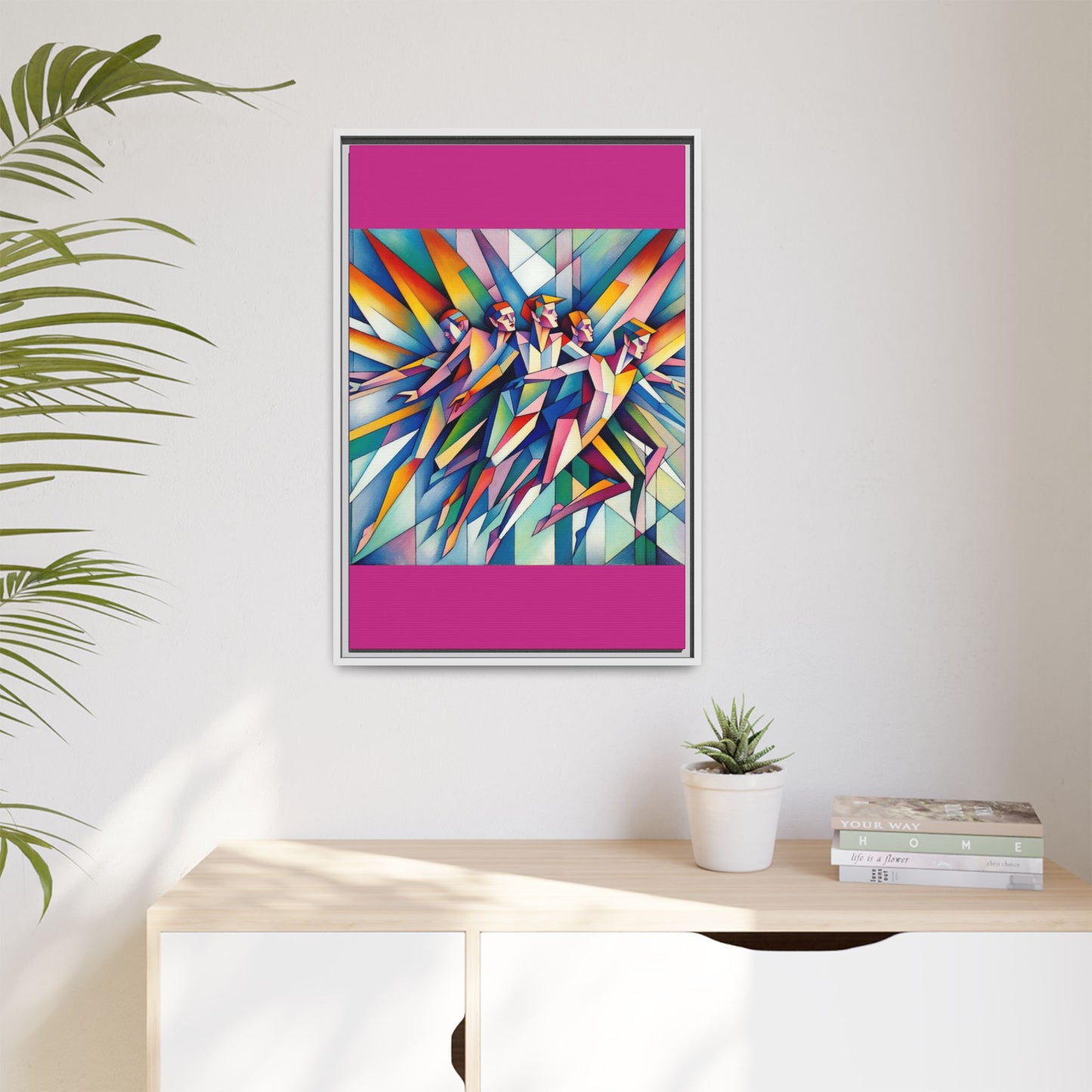 Picasso's Pixies Canvas, Framed (Multi-color)