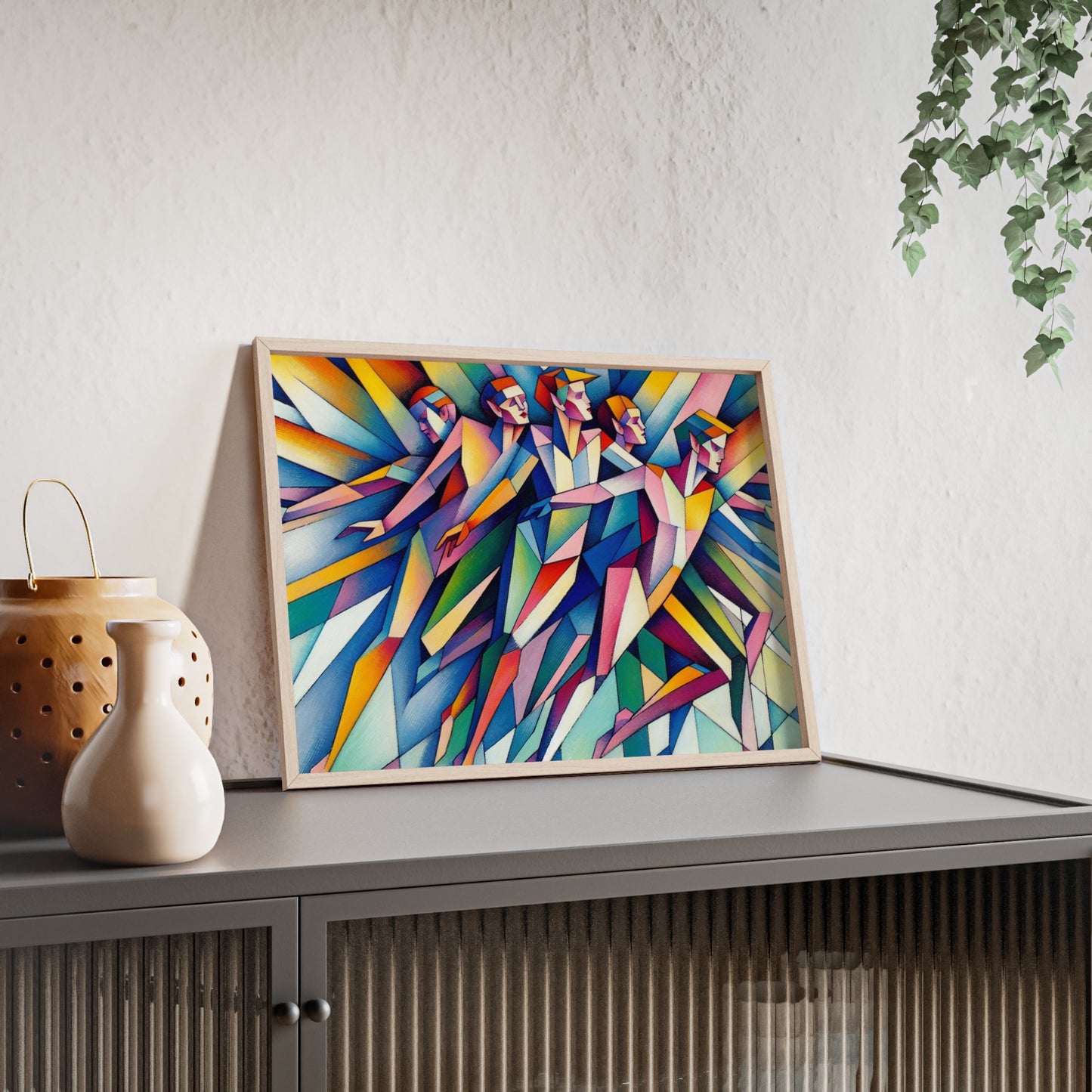 Framed Picasso's Pixies Poster