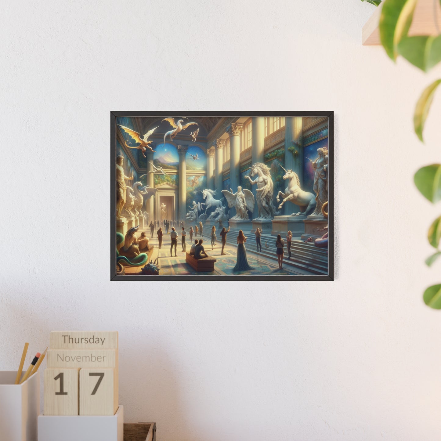 Framed Atlantis Atrium Poster