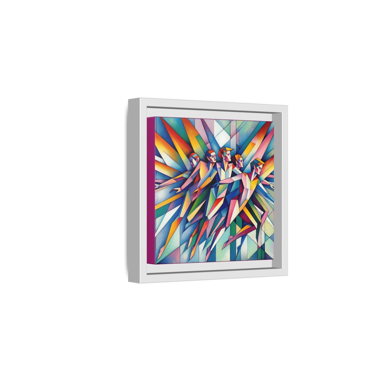 Picasso's Pixies Canvas, Framed (Multi-color)
