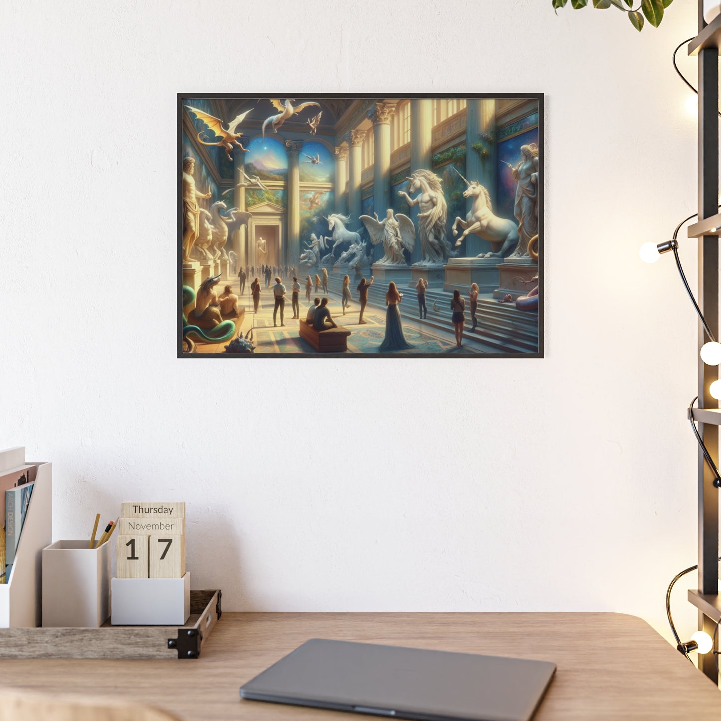 Framed Atlantis Atrium Poster