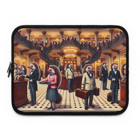 Hedgehog Hotel Laptop Sleeve