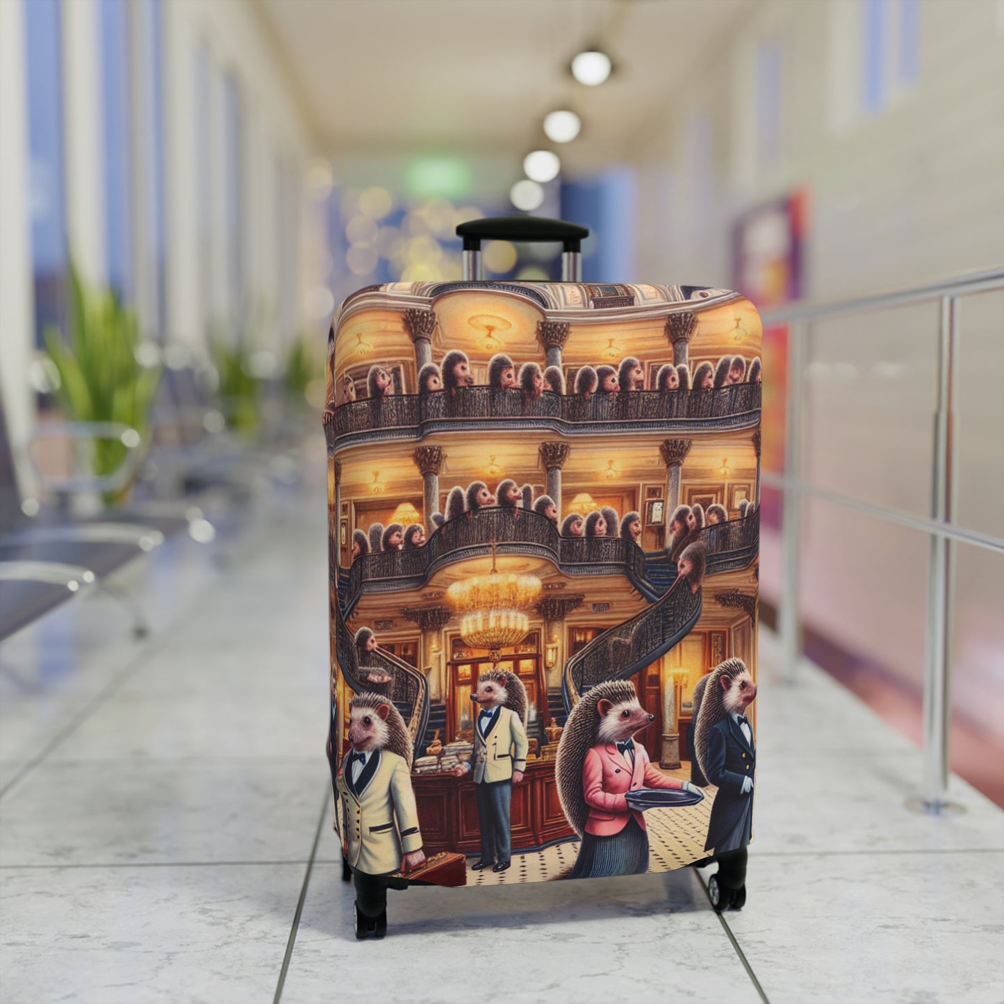 Hedgehog Hotel Luggage Cover