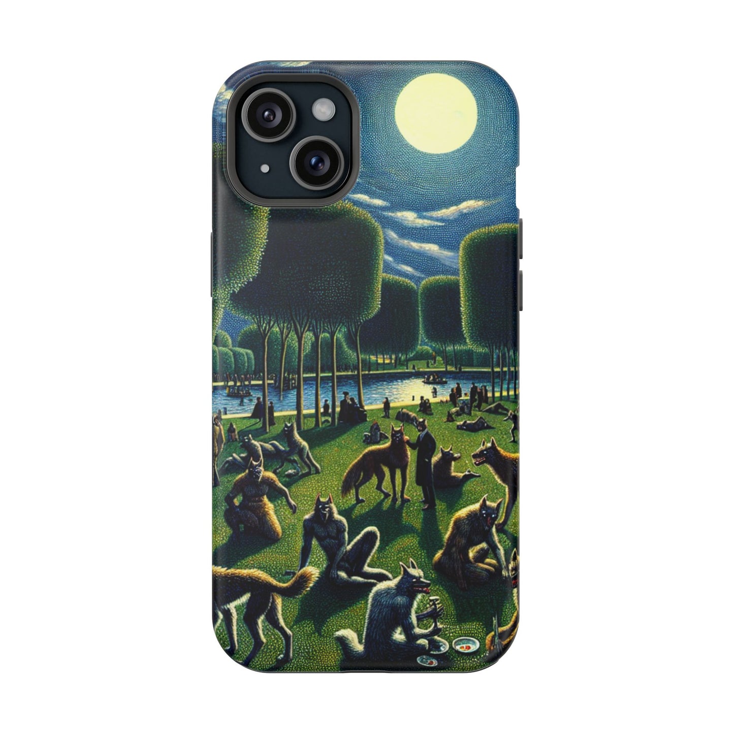 Werewolves at the Waterfront Magnetic iPhone Case