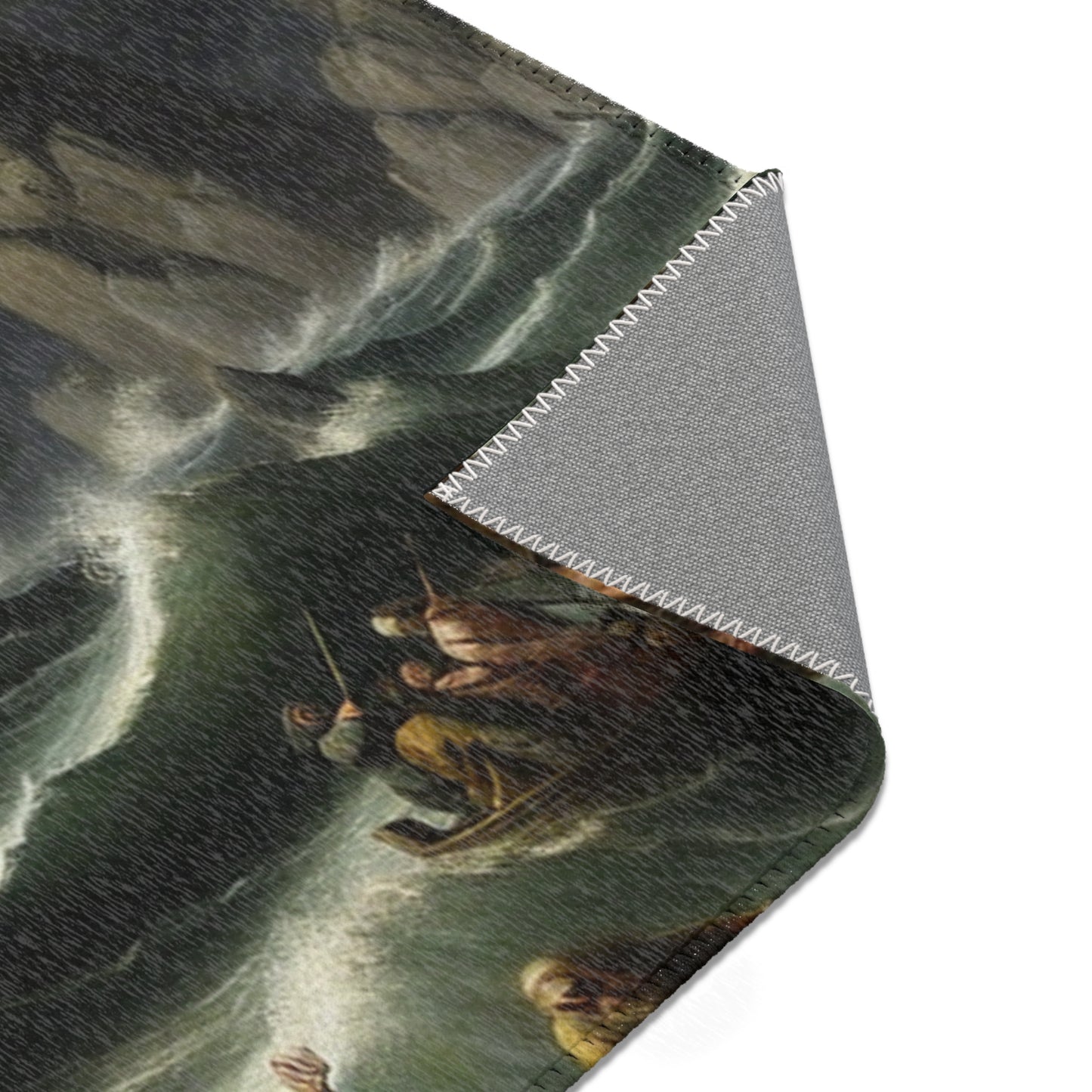 Cthulhu in the Storm Area Rug - HORIZONTAL