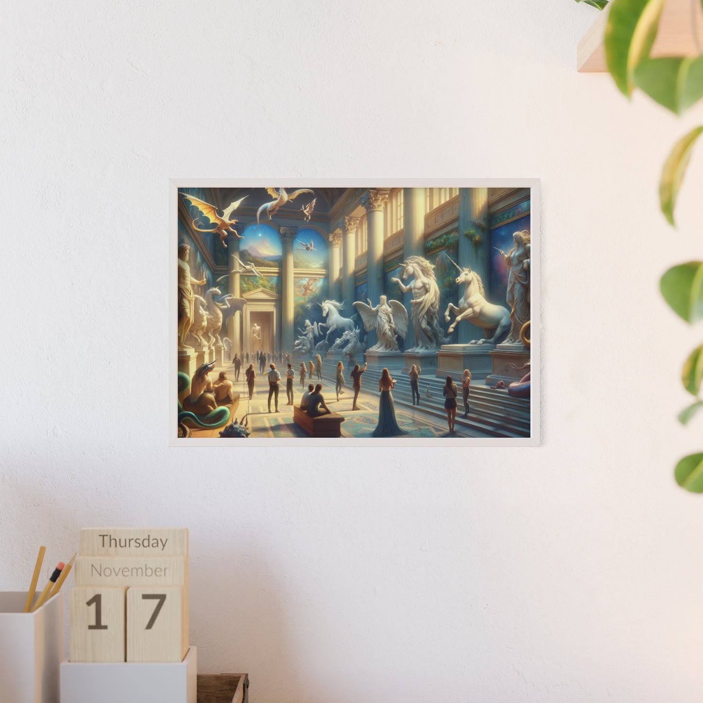 Framed Atlantis Atrium Poster