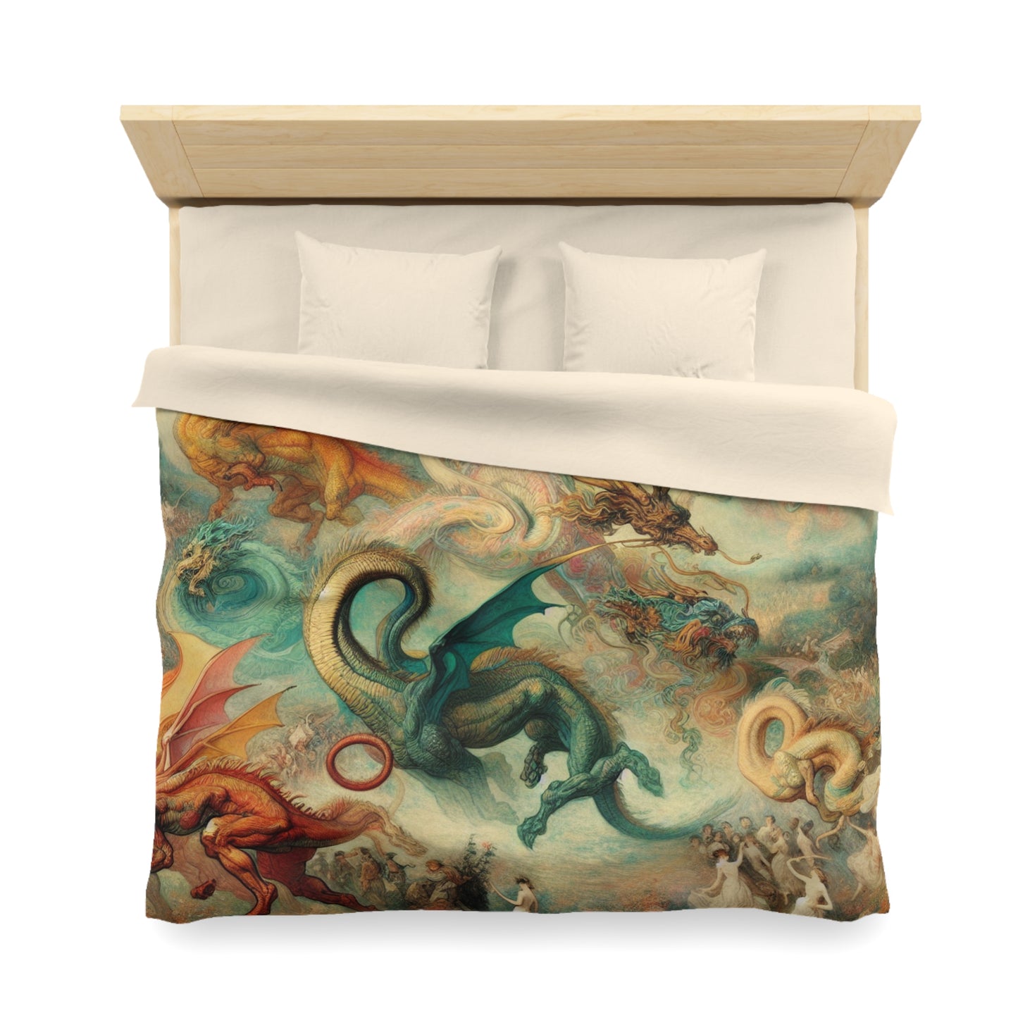 Degas Dreams of Dragons Microfiber Duvet Cover