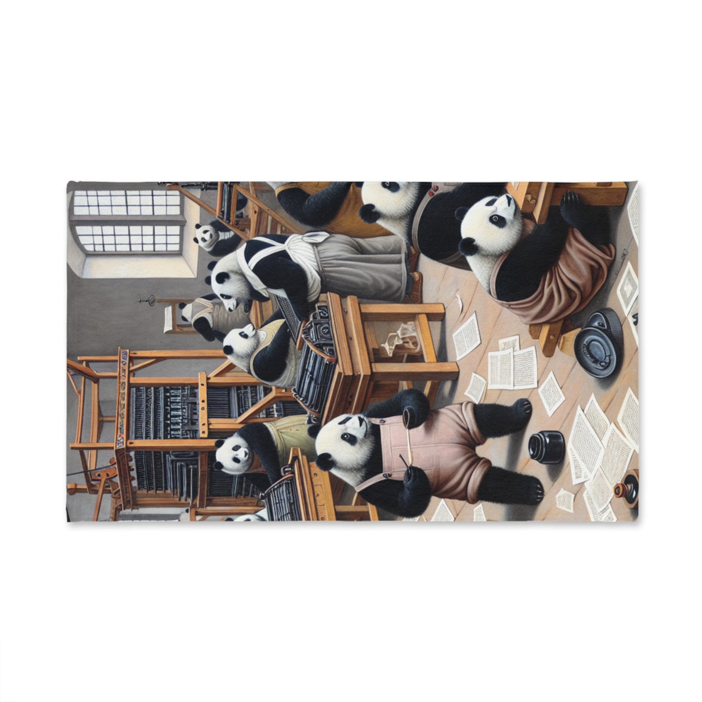 Printing Pandamonium Hand Towel