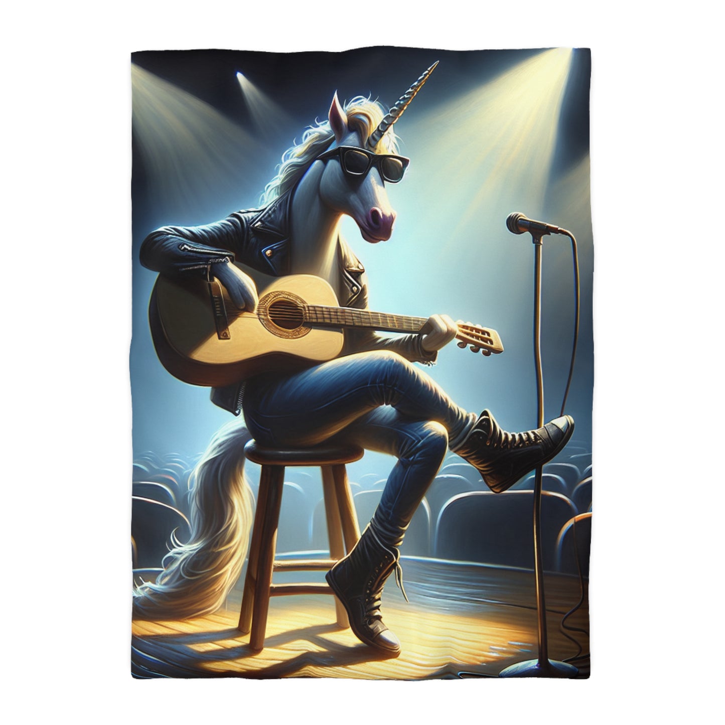 Unicorn Unplugged Microfiber Duvet Cover