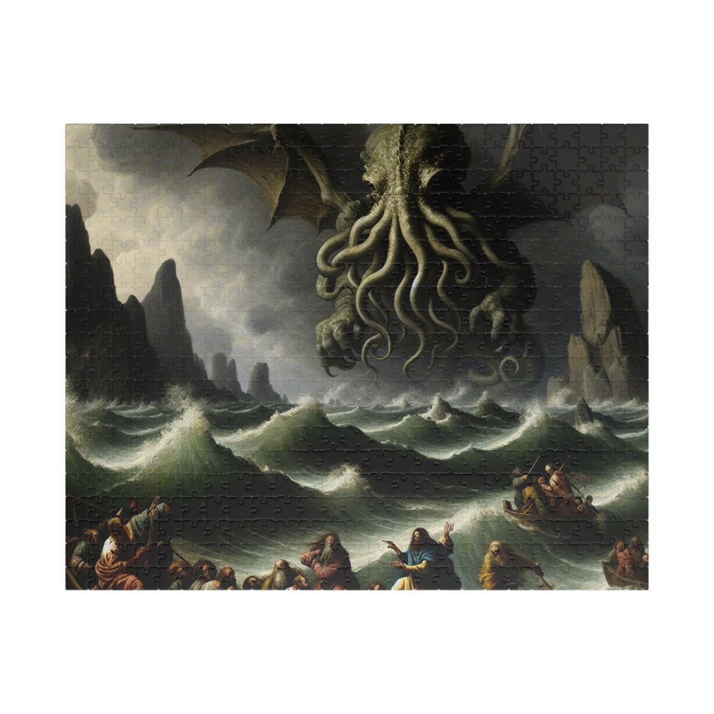 Cthulhu in the Storm Puzzle (110, 252, 520, 1014-piece)