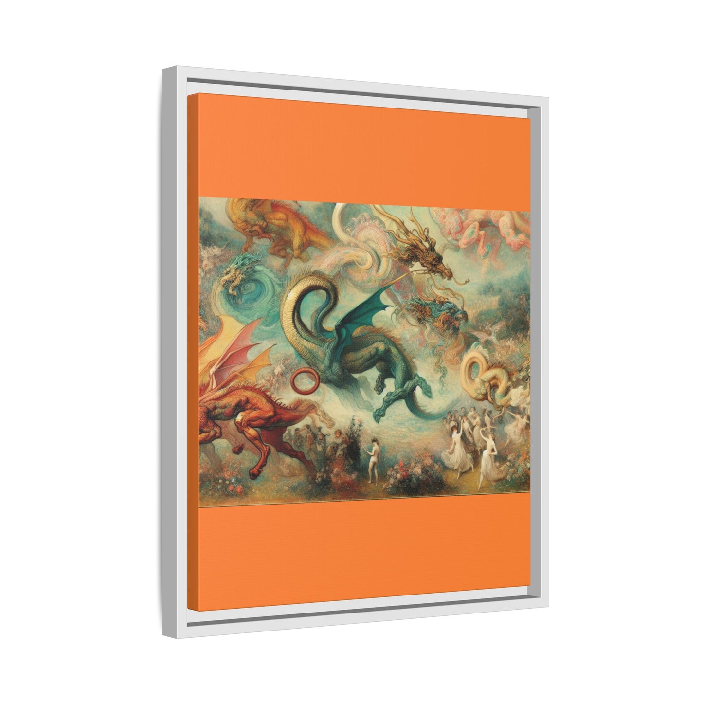 Degas Dreams of Dragons Canvas, Framed (Multi-color)