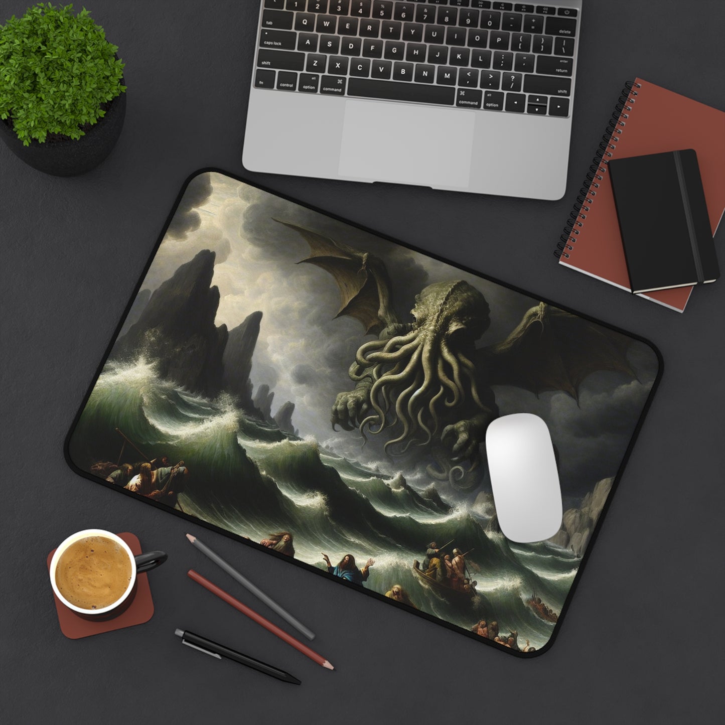 Cthulhu in the Storm Desk Mat