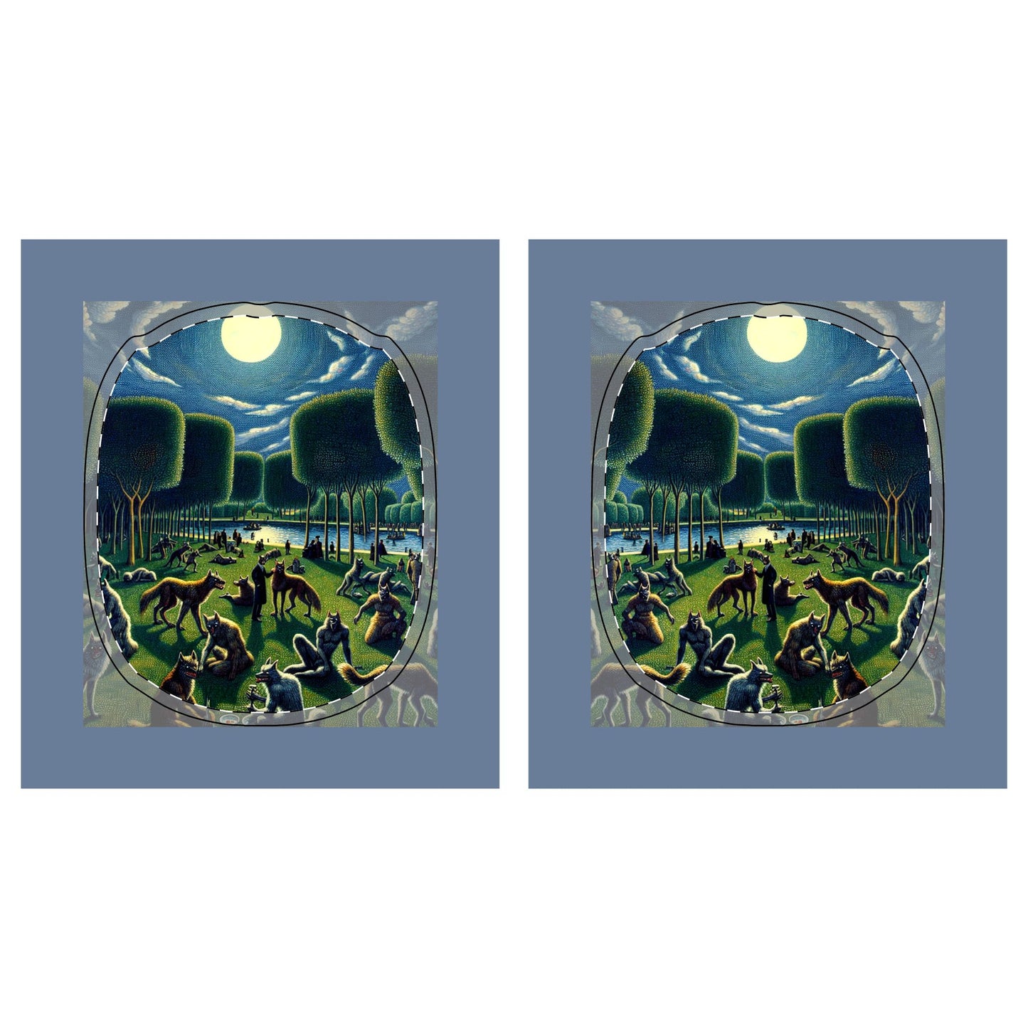 Werewolves at the Waterfront AirPod Max Case