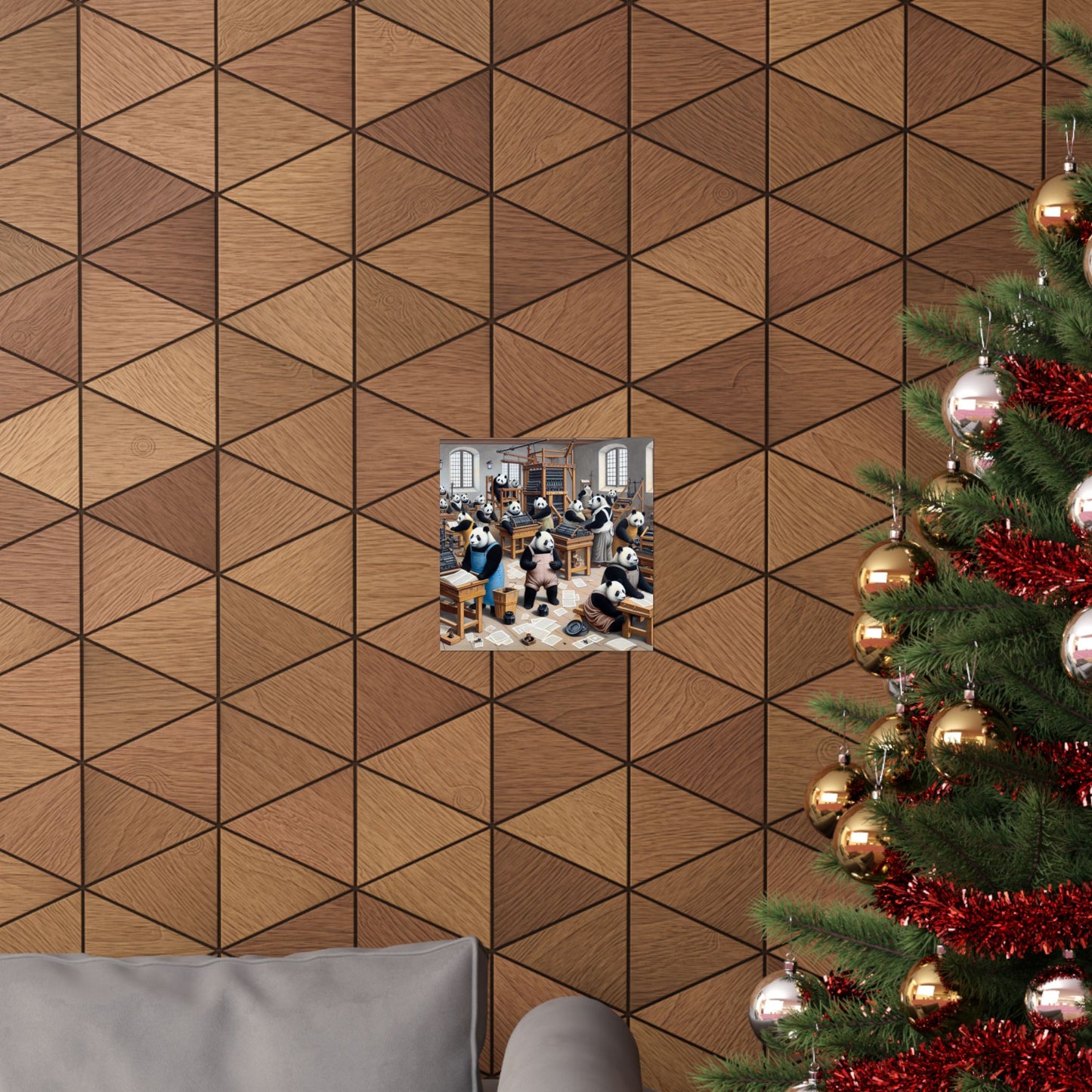 Printing Pandamonium Poster