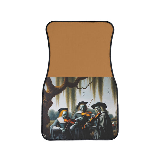 Vermeer's Vampire Violinists Car Floor Mat