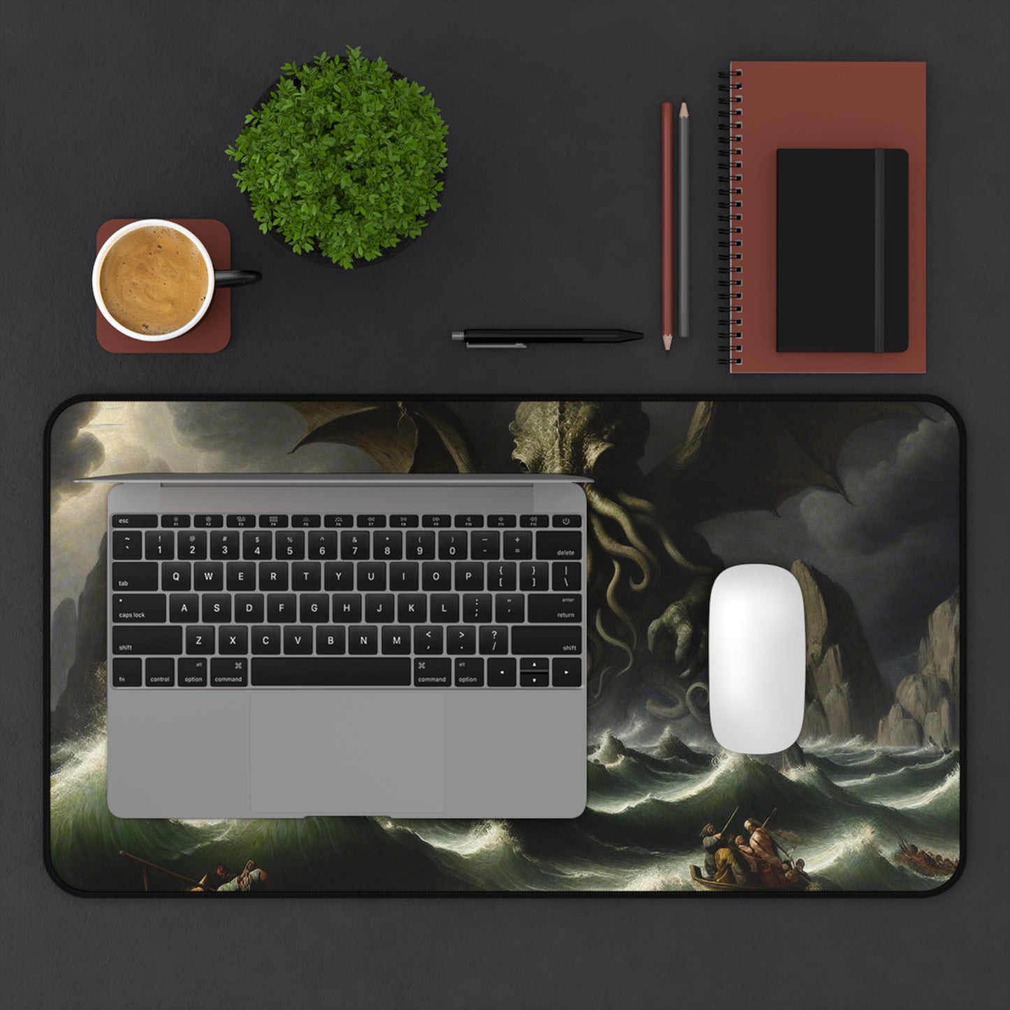 Cthulhu in the Storm Desk Mat