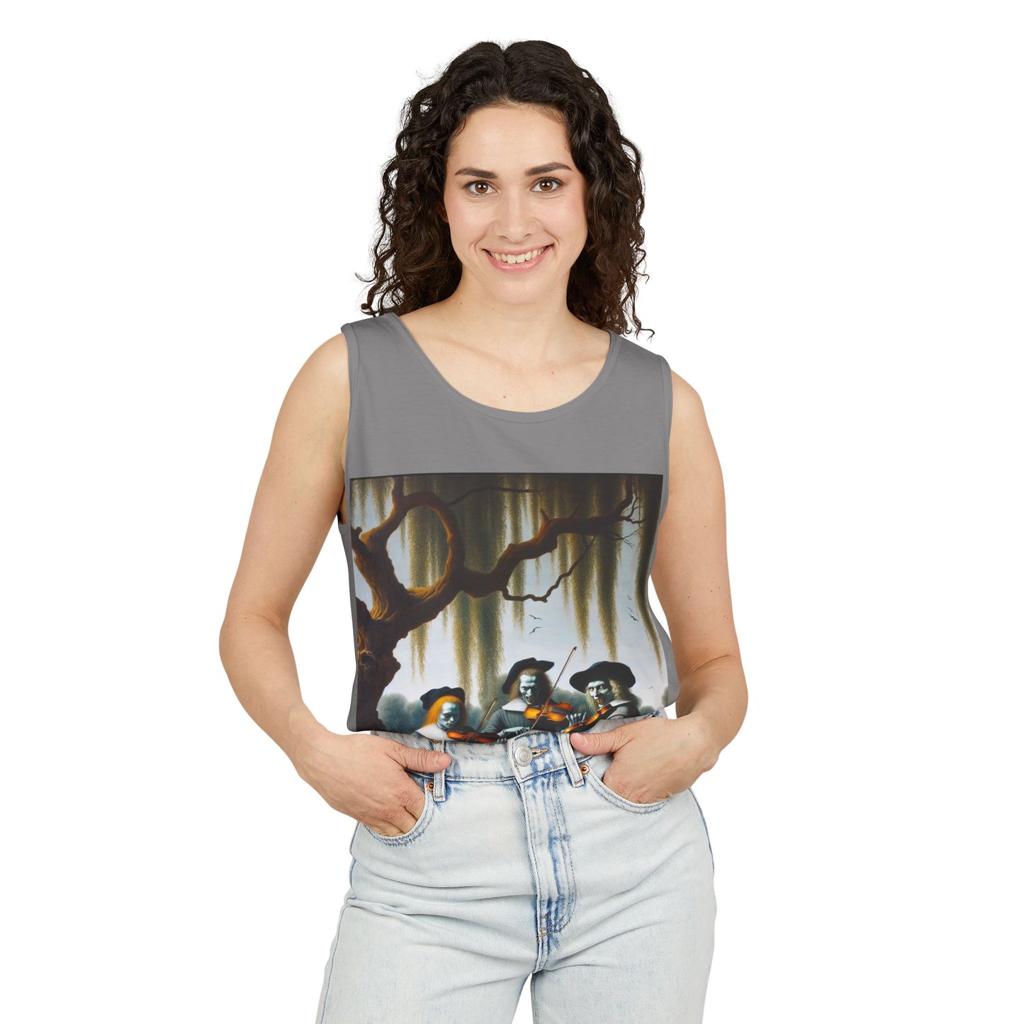 Vermeer's Vampire Violinists Unisex Tank Top