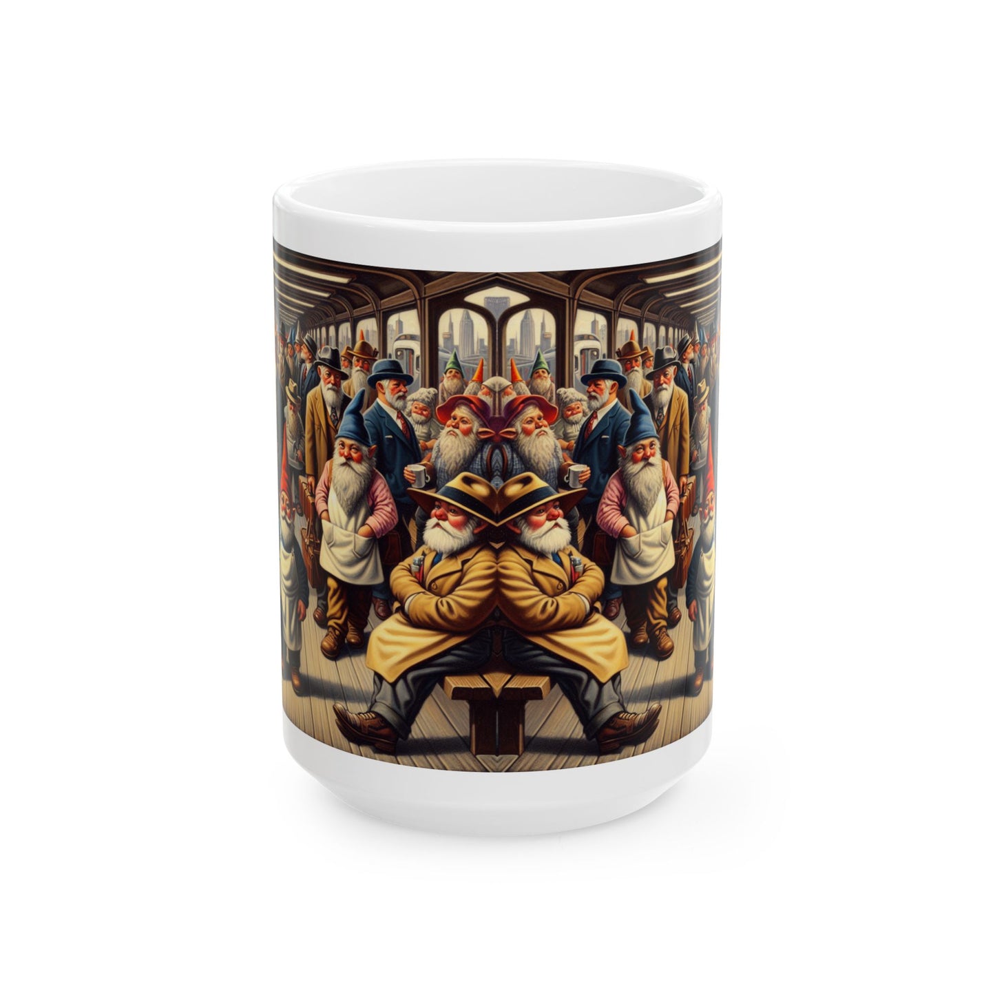 The Gnome-mute Home Ceramic Mug